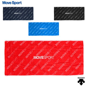 ムーブスポーツ/デサント フェイスタオル 今治 スポーツ/部活 タオル ブラック/ネイビー/ブルー/レッド DMAVJE00