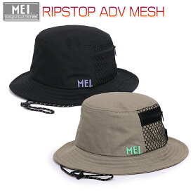 MEI RIPSTOP ADV MESH メンズ/レディース 帽子 ブラック/ベージュ フリーサイズ No,200004