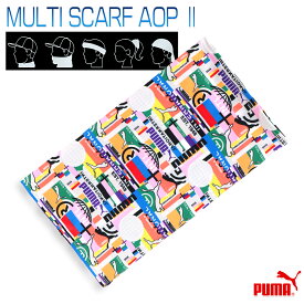 プーマ MULTI SCARF AOP 2 メンズ/レディース ネックシェード マルチカラー W約26cm×H約45cm 054119