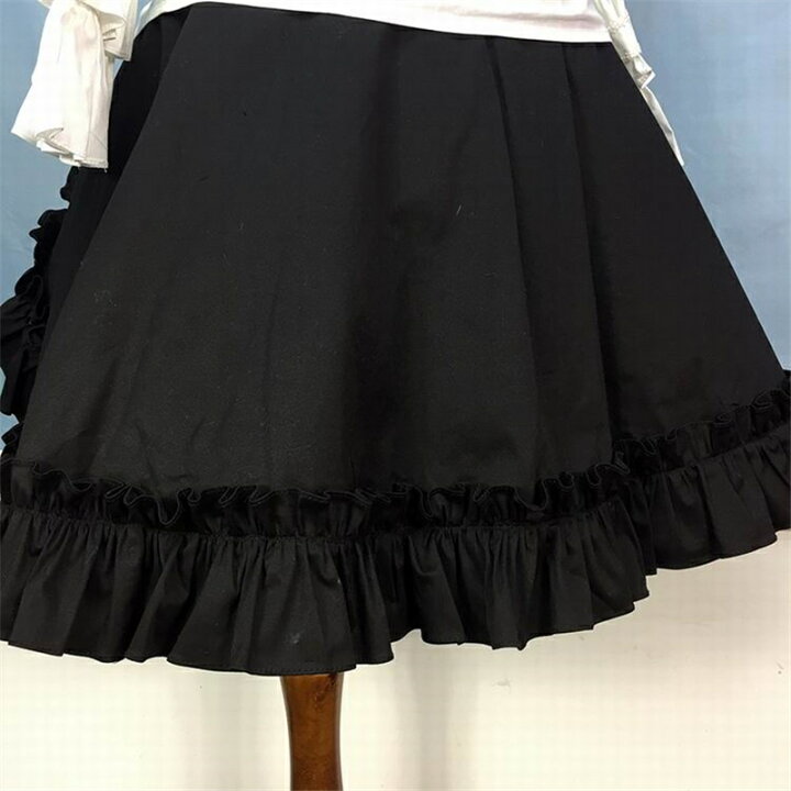 楽天市場】ゴスロリスカート お姫様ロリータ ロリータ服 ハイウエスト  