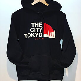 The TOKYO CITY スーベニア パーカー プルオーバー パロディー 外国人 人気　ホームステイ フーディー お土産 Souvenir Hoodie