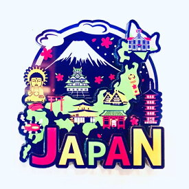アクリル マグネット 日本地図 JAPAN Magnets ご当地 外国人 お土産 スーベニア souvenir ホームステイ