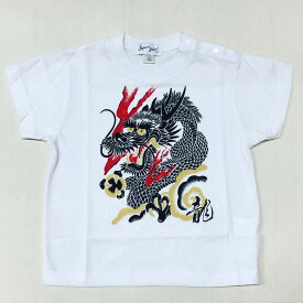龍 ドラゴン dragon 日本 東京 和柄 kids キッズ 子供 Tシャツお土産