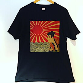 抜染 和 和柄 日本 お土産 Tシャツ 写楽 浮世絵 外国人 人気 東京 浅草 スーベニア Souvenir Tshirts JAPAN TOKYO ブラック BLACK