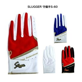 【送料無料】久保田スラッガー SLUGGER S-60 守備用手袋 守備手 片手 左手用 4色 サイズ豊富