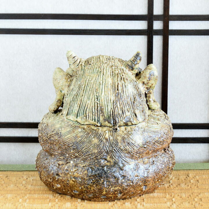 楽天市場】【当店オススメ】 信楽焼 陶器 手造り動物 手づくり 鬼の 