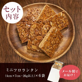 ミニフロランタン6個！焼き菓子 個包装 ≪メール便！送料無料≫ケーキハウスカネヤマの大人気スイーツをお届け。1000円＋80円ポイント消化にも！