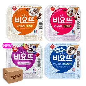 【業者向け \ 通常配送】ビヨットヨーグルトシリアル 3種 60個(12個 x 5) 選べる味 韓国食品 乳製品 viyott