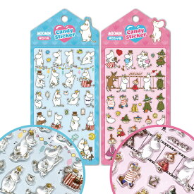 【スーパーSALEクーポン対象】【正規品】ムーミン ぷくぷくシール ボンボンキャラクターステッカー 全2種 ぷっくりシール 単品販売 3D立体 デコ 手帳 スマホ プレゼント ボンボンシール クリスタルシール ムーミンシール スナフキン リトルミー ニョロニョロ