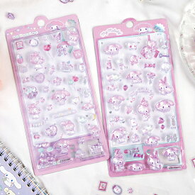 【正規品】サンリオ マイメロディ ボンボン3D 立体ステッカー シール ぷっくりシール キャラクター デコ かわいい プレゼント ギフト サンリオシール ボンボンシール クリスタルシール