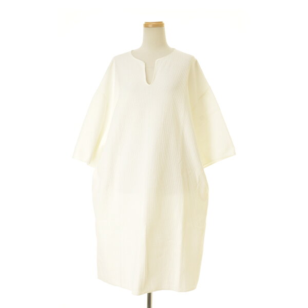 【中古】blurhms ROOTSTOCK / ブラームスルーツストック bROOTS23S2W Rough&Smooth Thermal Over-neck Dress サーマル ワッフル五分袖ワンピース【cacgaidb-l】
