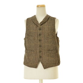【中古】FWK ENGINEERED GARMENTS / エフダブリューケーエンジニアードガーメンツUSA製 ツイード ショールカラーニットベスト【送料無料】【cacgadab-l】