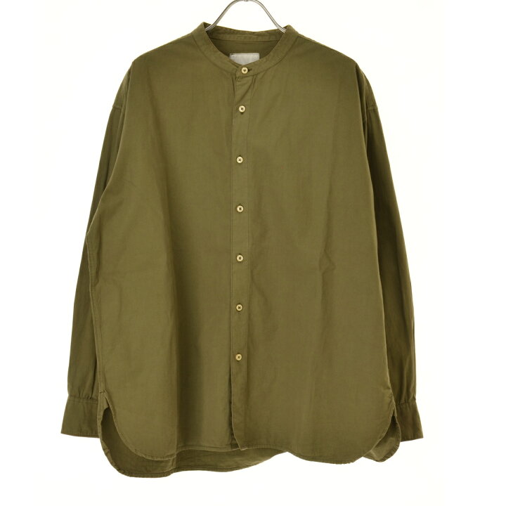 楽天市場】【中古】ARMEN / アーメンバンドカラー長袖シャツ【cacfaeab 