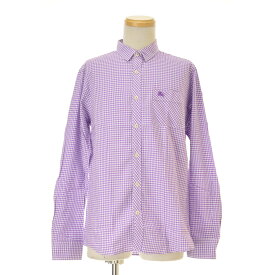 【中古】BURBERRY BLACK LABEL / バーバリーブラックレーベルギンガムチェック長袖シャツ【cacfbbcj-m】