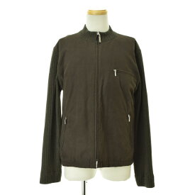 【中古】【期間限定値下げ】BURBERRY BLACK LABEL / バーバリーブラックレーベルBMT22-311-58 フェイクスエード切替ニットブルゾンジャケット【cacgabac-m】