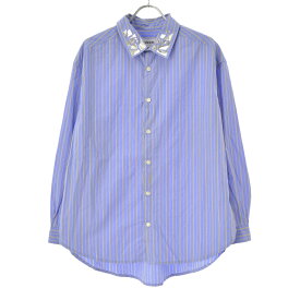【中古】ZUCCA / ズッカZU26-FJ057 ストライプ長袖シャツ【cacfaebe-l】