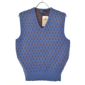 【中古】POLO RALPH LAUREN / ポロ ラルフローレン香港製ニットベスト【cacgacci-m】