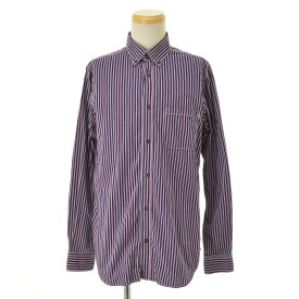 【中古】MIHARA YASUHIRO / ミハラヤスヒロ81153183 ストライプボタンダウン長袖シャツ【cacfaiai-m】