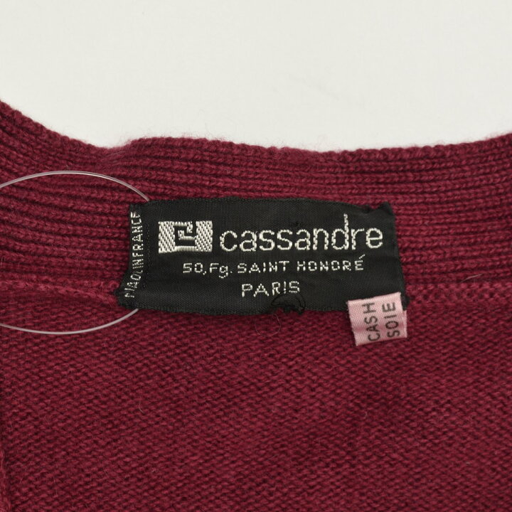 楽天市場】【中古】CASSANDRE / カサンドレカシミヤシルク ニット長袖 