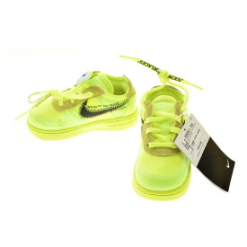 【中古】NIKE × OFF-WHITE / ナイキ × オフホワイトBV0853-700 Air Force 1 Low TD Volt エアフォース1ロー トドラースニーカー【cacfaicj-z】