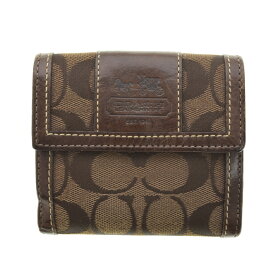 【中古】COACH / コーチシグネチャー 2つ折り財布【cacgaebg-z】