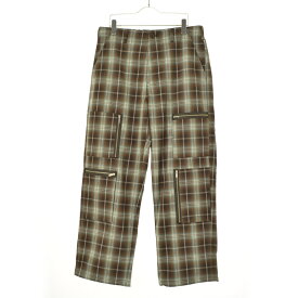 【中古】GU × UNDERCOVER / ジーユー × アンダーカバーチェックジップポケットパンツ【cacgadae-m】