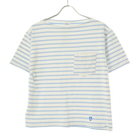 【中古】【期間限定値下げ】ORCIVAL / オーチバルRC-9038 Cotton Lourd Pocket T コットンロード ポケット ボーダー バスクシャツ半袖カットソー【cacfbcbd-m】