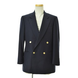 【中古】BURBERRY / バーバリー90s TASMANIA WOOL 金ボタン ウールダブルテーラードジャケット【cacfbccf-m】