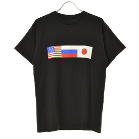 【中古】GOSHA RUBCHINSKIY / ゴーシャラブチンスキー国旗プリント半袖Tシャツ【cacdaeci-m】