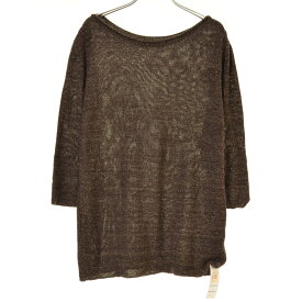 【中古】DEUXIEME CLASSE / ドゥーズィエムクラスikat風 プルオーバー七分袖ニットセーター【cacfbbbd-l】