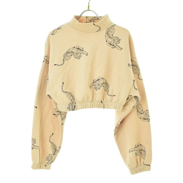 【中古】Bershka / ベルシュカ クロップド丈 虎長袖スウェット【cacgahcc-l】