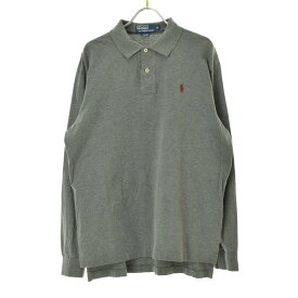 【中古】POLO RALPH LAUREN / ポロ ラルフローレン長袖ポロシャツ【cacfbcbe-m】