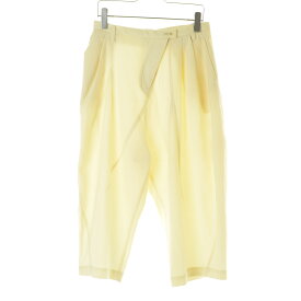 【中古】mina perhonen / ミナペルホネン14AW sa4310 clay 切替タックウールパンツ【cacgabaf-l】