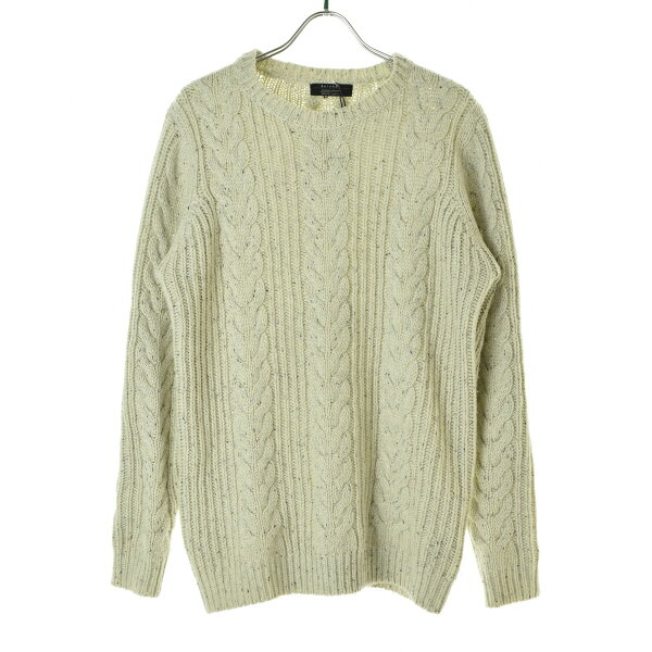 【中古】Bershka / ベルシュカ アラン編み長袖ニットセーター【cacgaiba-m】