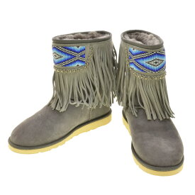【中古】UGG / アグSANTANA MERCURY フリンジビーズ カスタム CLASSIC SHORT クラシックショートブーツ【cacfbbcj-z】