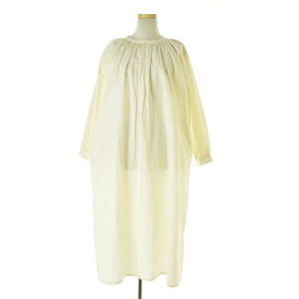 【中古】YAECA / ヤエカWRITE 99757 GATHER SMOCK ONE PIECE ギャザースモックワンピース長袖ワンピース【cacfabci-l】