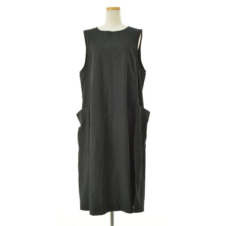 MARGARETHOWELL】25SS 5785156002 YARN DYED LINEN DRESS リネン  