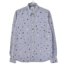 【中古】UNIFORM EXPERIMENT / ユニフォームエクスペリメント12SS UE-120027 L/S STAR PRINT OXFORD B.D SHIRT長袖シャツ【cacfacci-m】