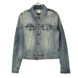【中古】H&M / エイチアンドエム&DENIM USED加工デニムジャケット【cacfabbe-l】