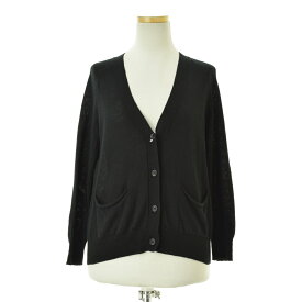 【中古】MARGARET HOWELL / マーガレットハウエル578-9164004 コットンリネン ニット長袖カーディガン【cacfafdb-l】