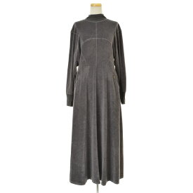 【中古】【期間限定値下げ】PHOTOCOPIEU / フォトコピュー22AW 222STL STELLA LONG SLEEVE MAXI DRESS パイルジャージー長袖ワンピース【送料無料】【cacdahaj-l】