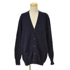 【中古】POLO RALPH LAUREN / ポロ ラルフローレンケーブル ウール 胡桃ボタン ニット長袖カーディガン【cacgadbh-m】