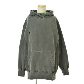 【中古】UNDERCOVER / アンダーカバーダメージ加工 プルオーバースウェットパーカー【cacfbcae-m】