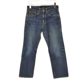 【中古】RRL / DOUBLE RL / ダブルアールエルUSA製 ストレート 赤耳デニムパンツ【cacgabcf-m】