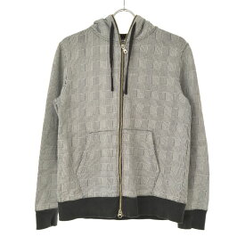 【中古】BEAMS HEART / ビームスハートグレンチェックジップアップスウェットパーカー【cacfbcab-m】