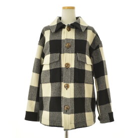 【中古】TICCA / ティッカ0293410171 ブロックチェック ウール CPO ブルゾン シャツジャケット【cacgacai-l】