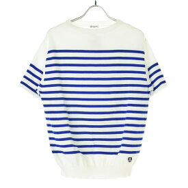 【中古】ORCIVAL / オーチバルRC-4228 COTTON KNIT STRIPE バスクボーダー半袖ニット【cacgadce-m】