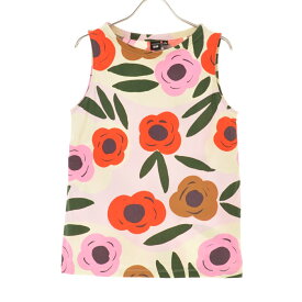 【中古】MARIMEKKO × UNIQLO / マリメッコ × ユニクログラフィックTシャツノースリーブTシャツ【cacgaebh-l】
