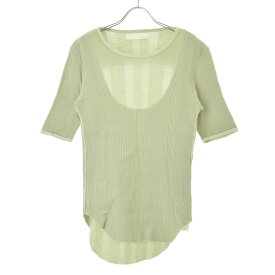 【中古】【期間限定値下げ】R JUBILEE / アール ジュビリーRJ19039031 Back-open Layerd Tee バックオープンレイヤードT五分袖カットソー【cacfadch-l】