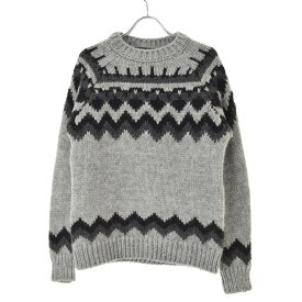 【中古】ZARA / ザラZig Zag Print Jumper長袖ニットセーター【caceadch-l】